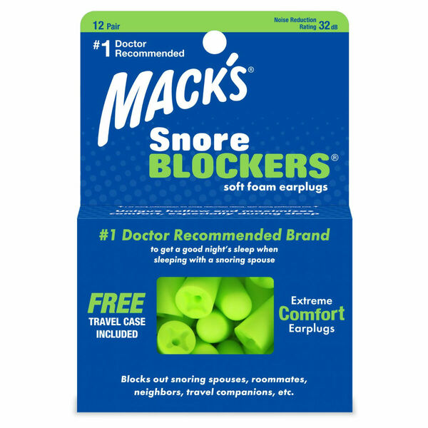 MACKS Snore Blockers špunty do uší 12 párů porovnat ceny