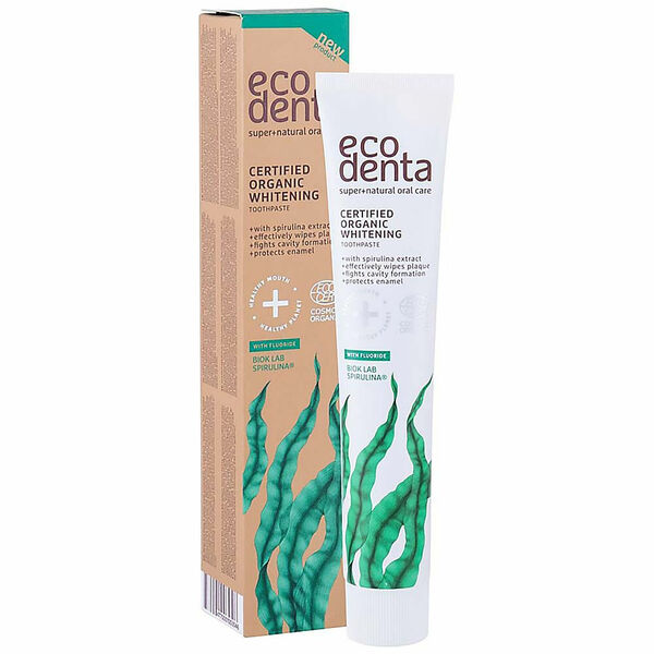 ECODENTA Organická bělicí zubní pasta (Whitening Toothpaste With Spirulina) 75 ml porovnat ceny