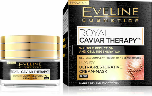 Eveline Cosmetics  Eveline Royal Caviar - Protivráskový ultra výživný noční krém-maska 50ml porovnat ceny