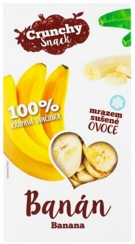 Crunchy snack  ROYAL PHARMA® Banány sušené mrazem 20g porovnat ceny