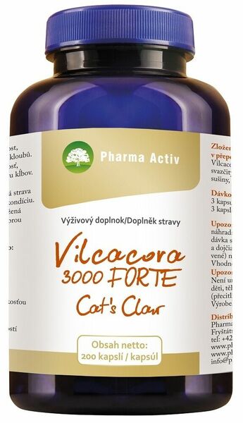 Pharma Activ Vilcacora 3000 FORTE Cat´s Claw 200 kapslí porovnat ceny