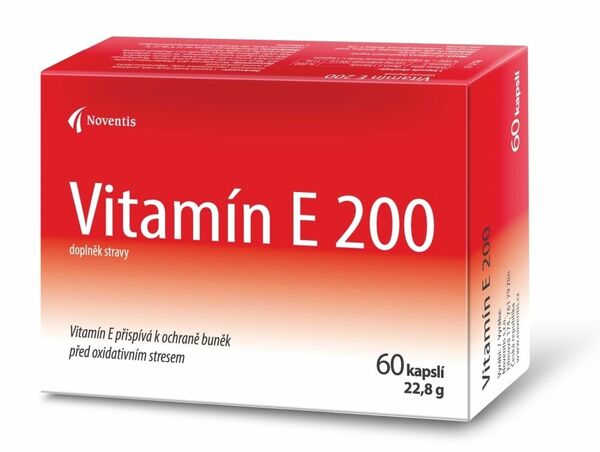 Noventis  Vitamín E 200 60 kapslí porovnat ceny