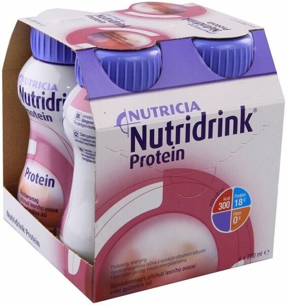 Nutridrink Protein lesní ovoce perorální roztok 4x200ml porovnat ceny