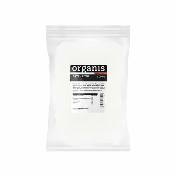 ORGANIS Erythritol 1000 g porovnat ceny
