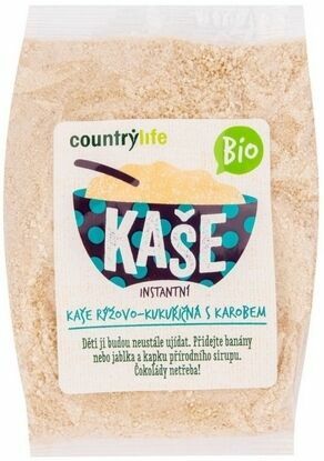 Country Life Kaše rýžovo-kukuřičná s karobem BIO 200g porovnat ceny