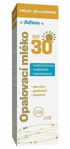 MedPharma Opalovací mléko SPF30 200ml+30ml ZDARMA porovnat ceny