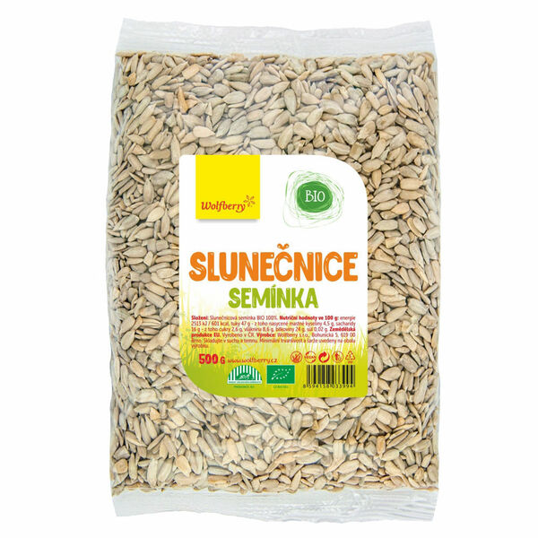 WOLFBERRY Slunečnicové semínko BIO 500 g porovnat ceny
