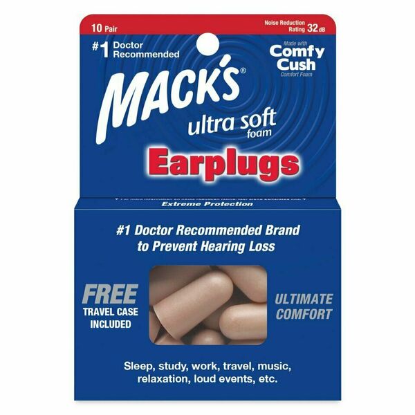 MACKS Ultra Soft špunty do uší 10 párů porovnat ceny