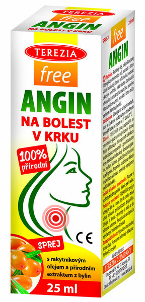 Terezia FreeAngin spray na bolest v krku 25ml porovnat ceny