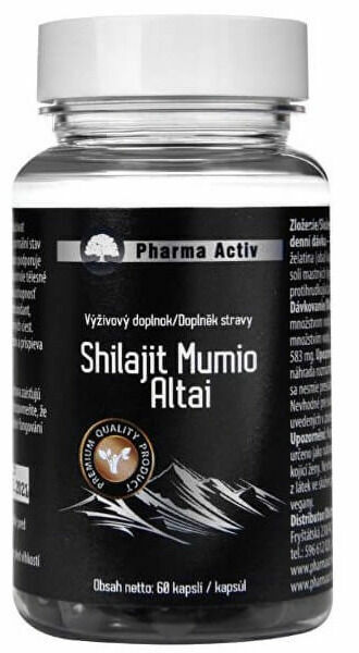 Pharma Activ Shilajit Mumio Altai 60 kapslí porovnat ceny