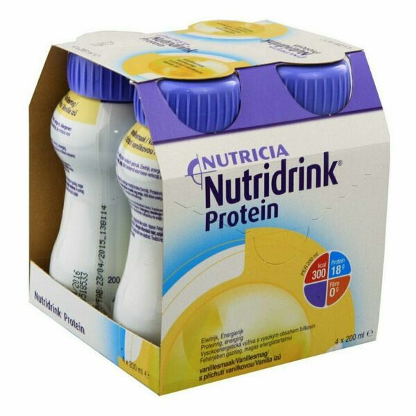 Nutridrink Protein vanilka 4x200ml porovnat ceny