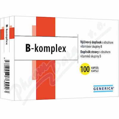 Generica B-komplex 100 kapslí porovnat ceny