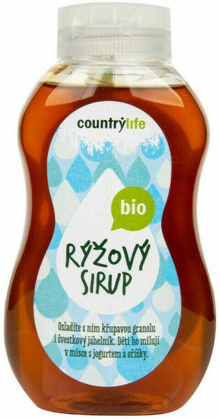 Country Life Sirup rýžový BIO 250ml porovnat ceny