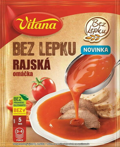 Vitana  Bez lepku Rajská omáčka 65g porovnat ceny