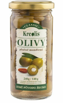 Kreolis Olivy plněné mandlemi 240g porovnat ceny
