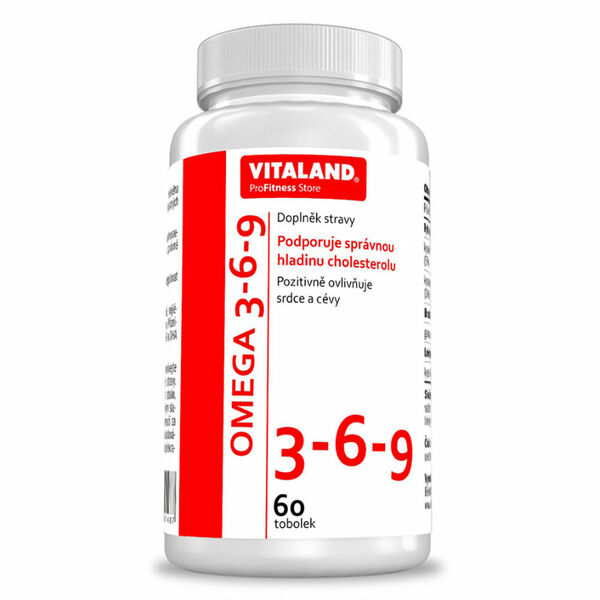 VITALAND Omega 3-6-9 1200 mg 60 tobolek porovnat ceny