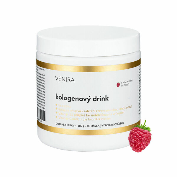 Venira Kolagenový drink, Malina 189g porovnat ceny