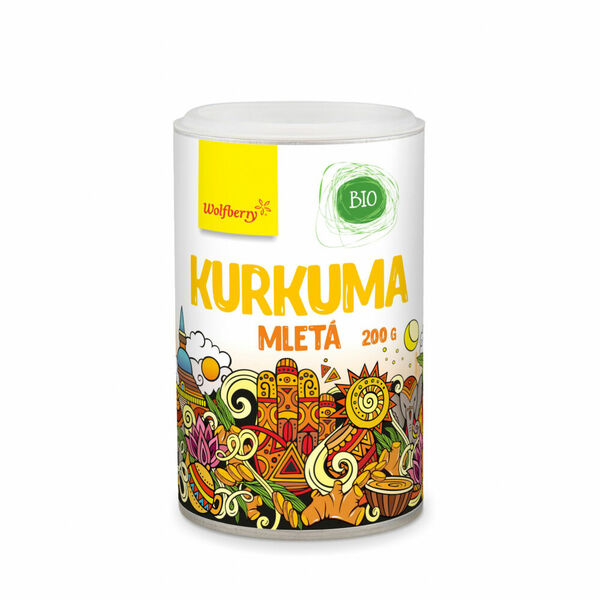 WOLFBERRY Kurkuma mletá 200 g BIO porovnat ceny