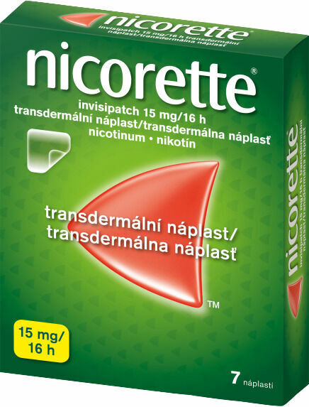 Nicorette Invisipatch 15mg/16h náplast 7x15mg porovnat ceny