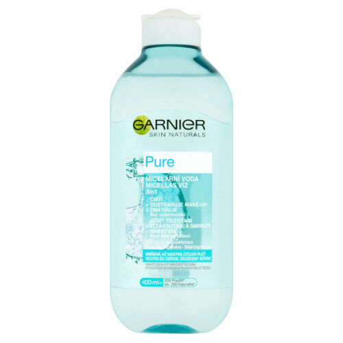 Garnier Pure čistící micelární voda pro smíšenou až mastnou a citlivou pleť 400ml porovnat ceny