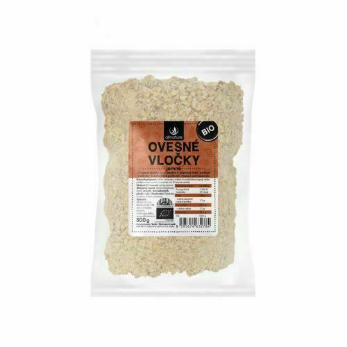 Allnature Ovesné vločky jemné BIO 500g porovnat ceny