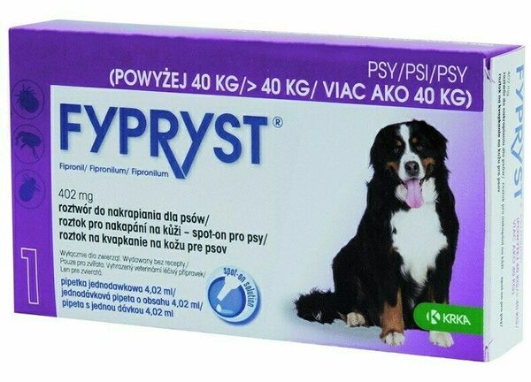 Fypryst 402 mg roztok pro nakapání na kůži – spot-on pro psy porovnat ceny