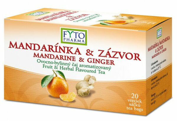 Fytopharma Ovocno-bylinný čaj mandarinka & zázvor n.s. 20x2g porovnat ceny