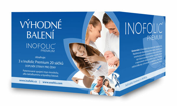 Inofolic Premium výhodné balení 3x20 sáčků porovnat ceny