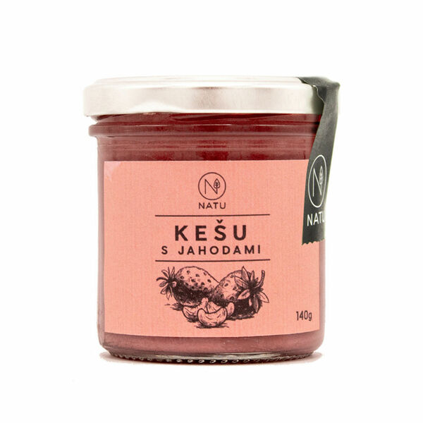 NATU Kešu krém s jahodami 140 g porovnat ceny