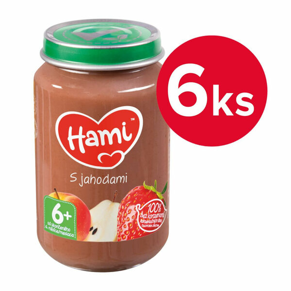 Hami Jahody 6m+ 6x200 g porovnat ceny