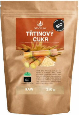 Allnature Cukr třtinový RAW/BIO 250g porovnat ceny