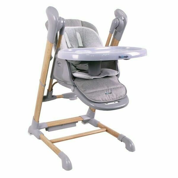 Bo Jungle jídelní židlička B-SWINGING CHAIR Wood Grey porovnat ceny