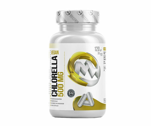 MAXXWIN Chlorella vegan 500 120 kapslí porovnat ceny