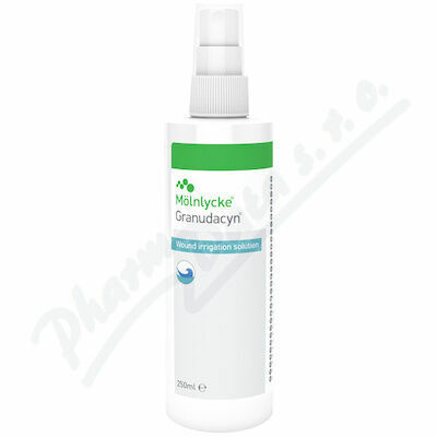 GRANUDACYN WOUND IRRIGATION SOLUTION 250 ML, ČISTÍCÍ A OPLACHOVÝ ROZTOK NA RÁNY porovnat ceny