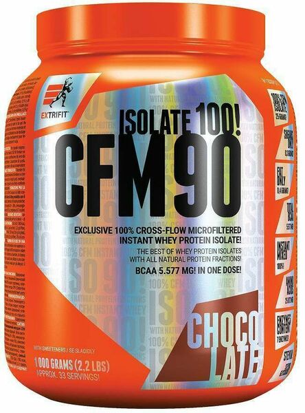 Extrifit CFM Instant Whey Isolate 90 1kg čokoláda porovnat ceny