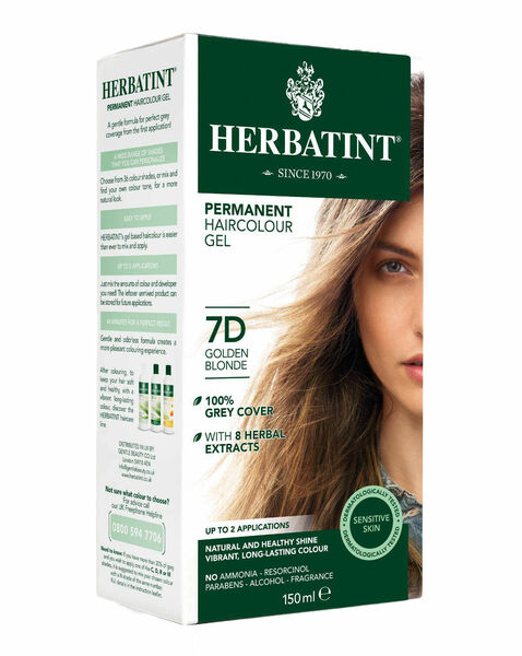 Herbatint Permanentní barva na vlasy zlatavá blond 7D, 150ml porovnat ceny