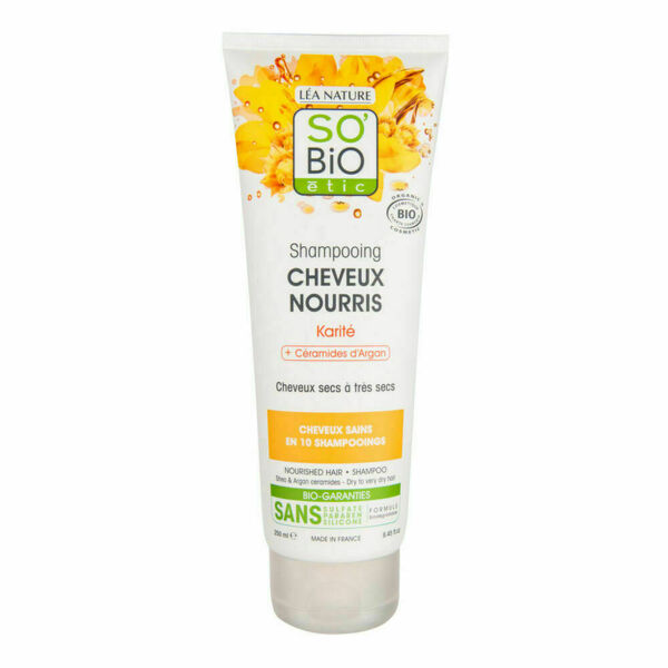SO´BIO étic Šampon jemný výživný s karité a arganovými ceramidy BIO 250ml porovnat ceny