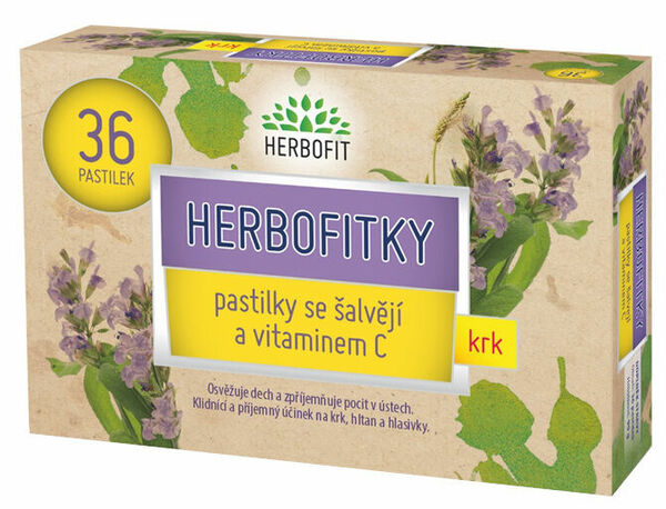 Galmed  Herbofitky se šalvějí a vitamínem C 36 pastilek porovnat ceny