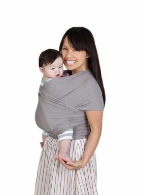 Nosič dětí / šátek Boba Wrap - Grey porovnat ceny