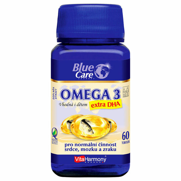 VITAHARMONY Omega 3 extra DHA - vhodná i dětem 60 tobolek porovnat ceny