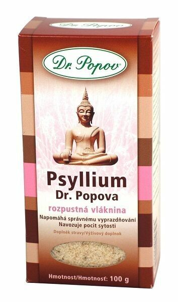 Dr.Popov Psyllium indická rozpustná vláknina 100g porovnat ceny