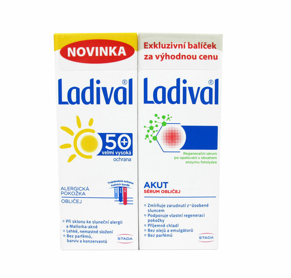 Ladival Alergická pokožka OF50+ 50ml + Regenerační sérum 50ml porovnat ceny