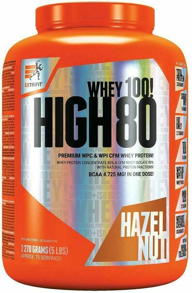 Extrifit High Whey 80 2,27kg lískový oříšek porovnat ceny
