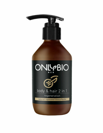 OnlyBio Regenerační sprchový gel a šampon pro muže 250ml porovnat ceny