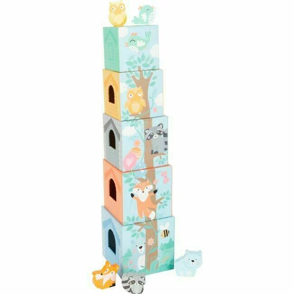 Small foot by Legler  Small Foot Skládací věž pastelová se zvířátky porovnat ceny