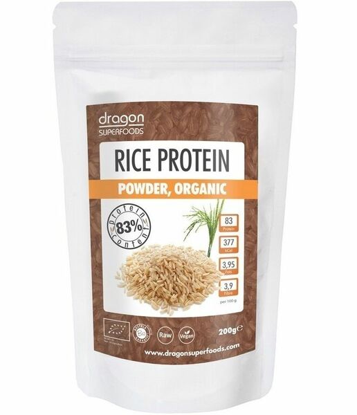 Dragon Protein ryžový 83% BIO RAW 200g porovnat ceny