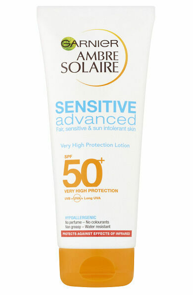Garnier Ambre Solaire Sensitive Advanced mléko na opalování SPF50+ 200ml porovnat ceny