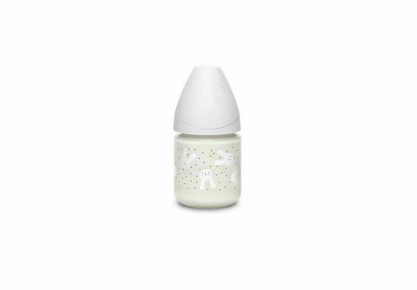 Suavinex Hygge Láhev sklo 120 ml S králík - šedá porovnat ceny