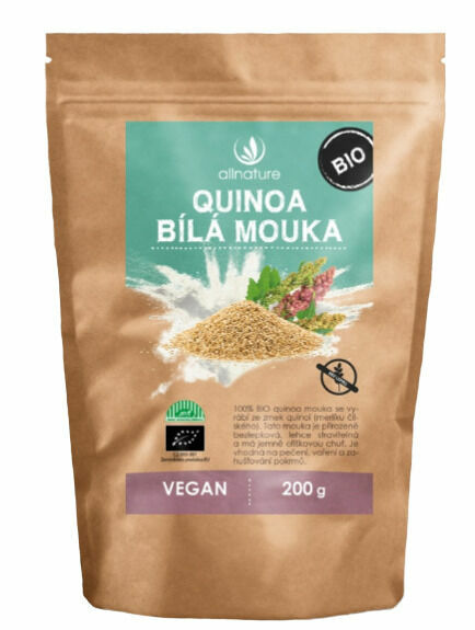 Allnature Quinoa bílá mouka BIO 200g porovnat ceny