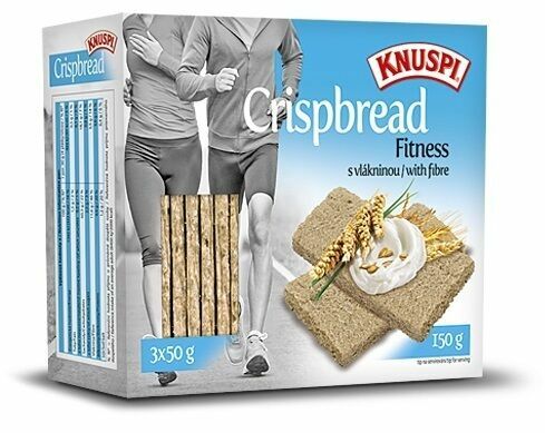 Prom-In  KNUSPI CRISPBREAD 150g fitness porovnat ceny
